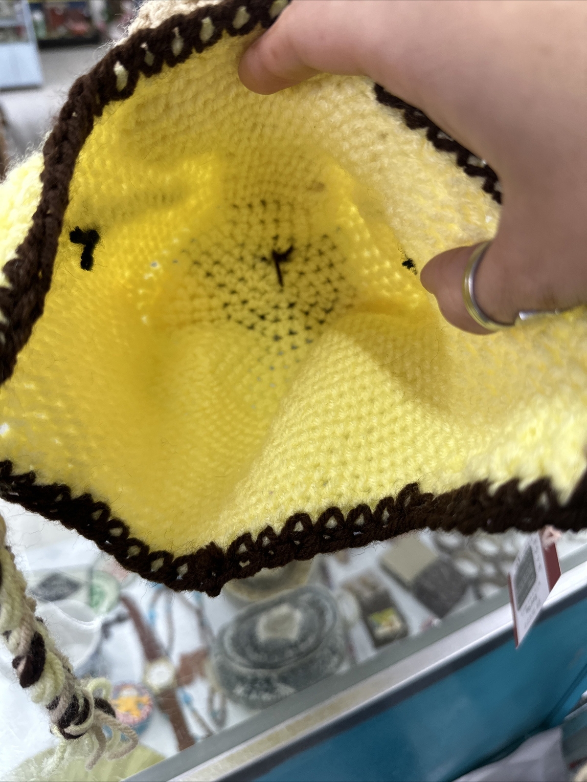 Handmade Giraffe Unisex Crochet Hat Fits Size 1yr-4yr Unique Gift Idea