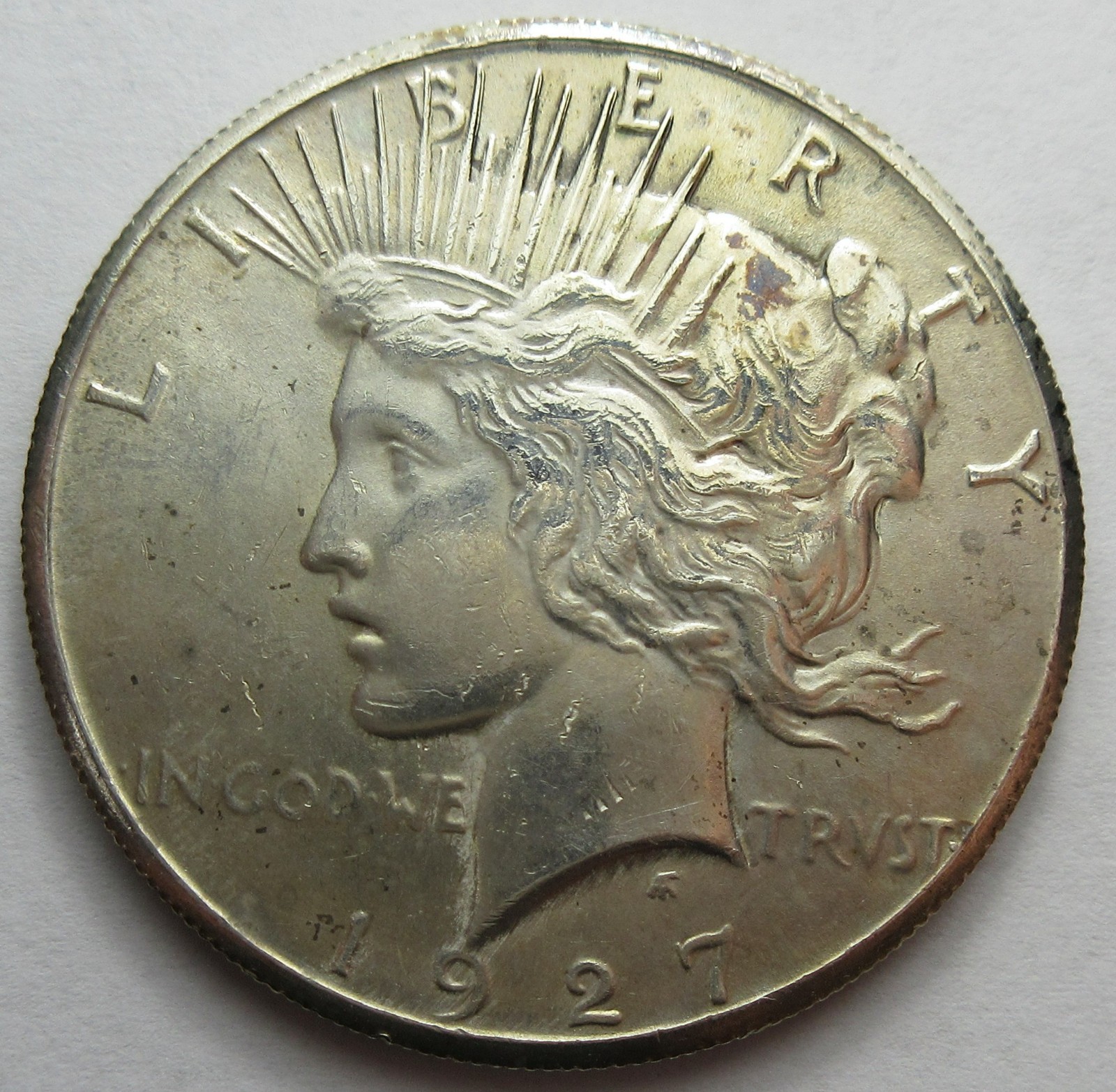1927 Silver Peace Dollar -AU- (#617c)