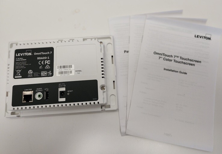 HAI (99A00-1) OmniTouch 7 Touchscreen White With manual on USB drive