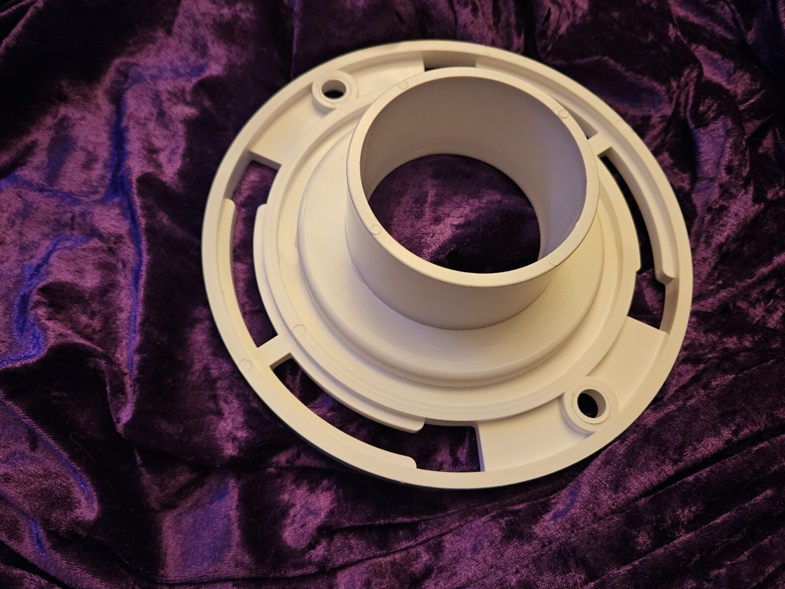 3" PVC Closet Flange Less / Knockout C51-300 Jones Stephens NSF - dwv SE JS90-01