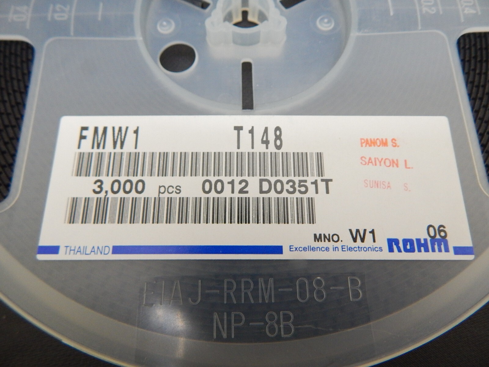 ROHM FMW1 SMD TRANSISTOR SOT-153 - LOT OF 5 TRANSISTORS - USA FAST SHIPPING
