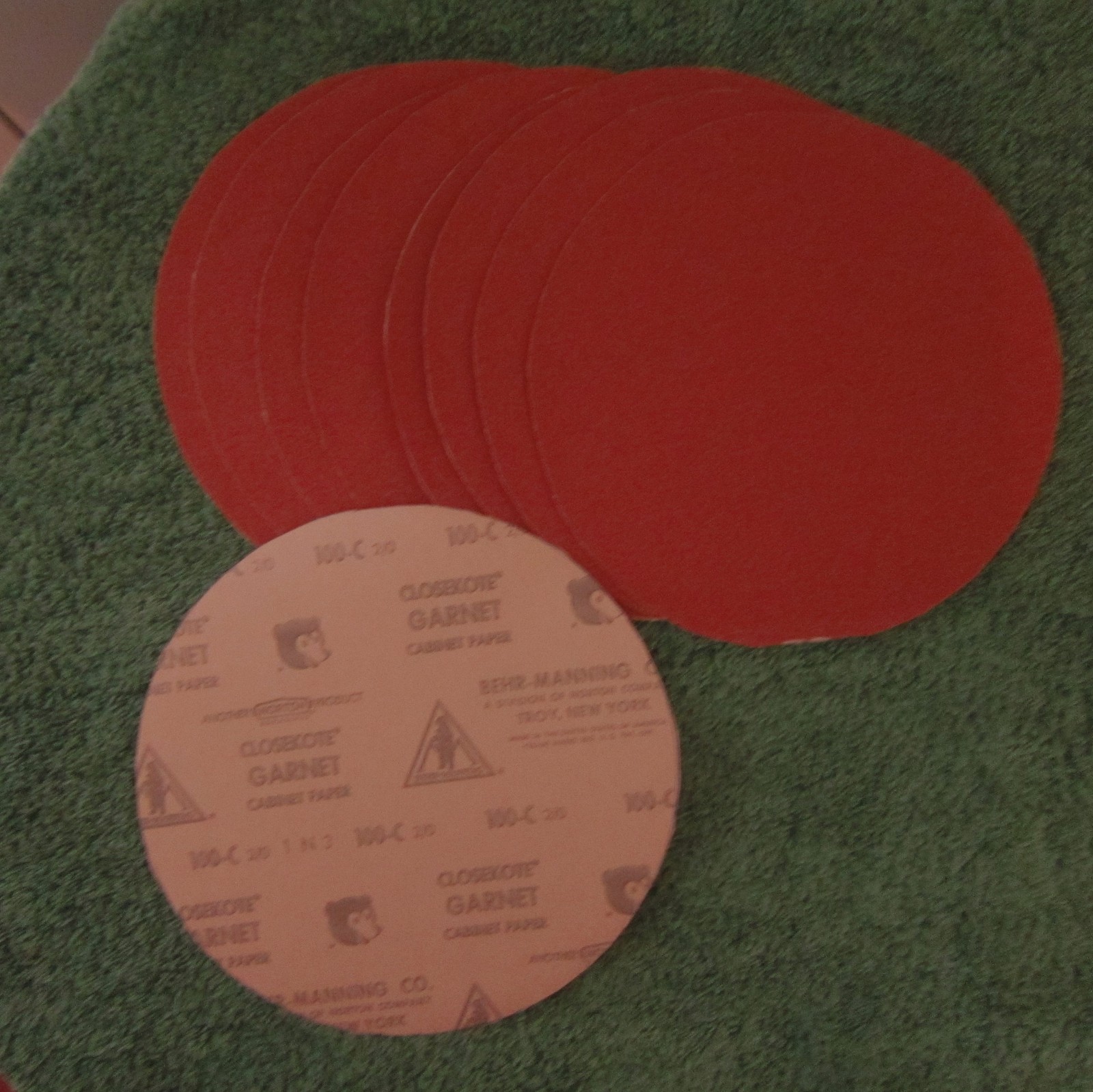 Sanding Disc 8 1/2 Inch 80 Grit  Sandpaper Sander 10-Pack Abrasive Pad