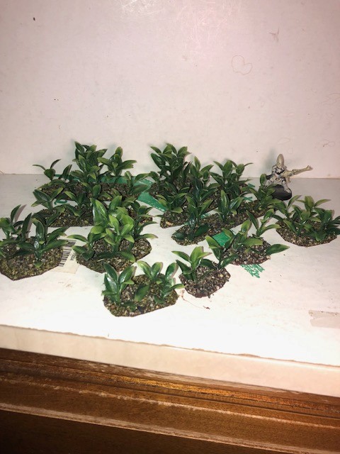 Jungle Fern plants bushes vegitation foliage WWII wargame scenery terrain cover