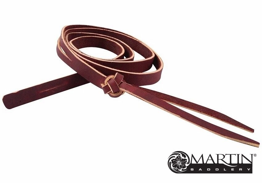 Lariat Rope Holder Strap Handmade Martin Saddlery with Button Knot New