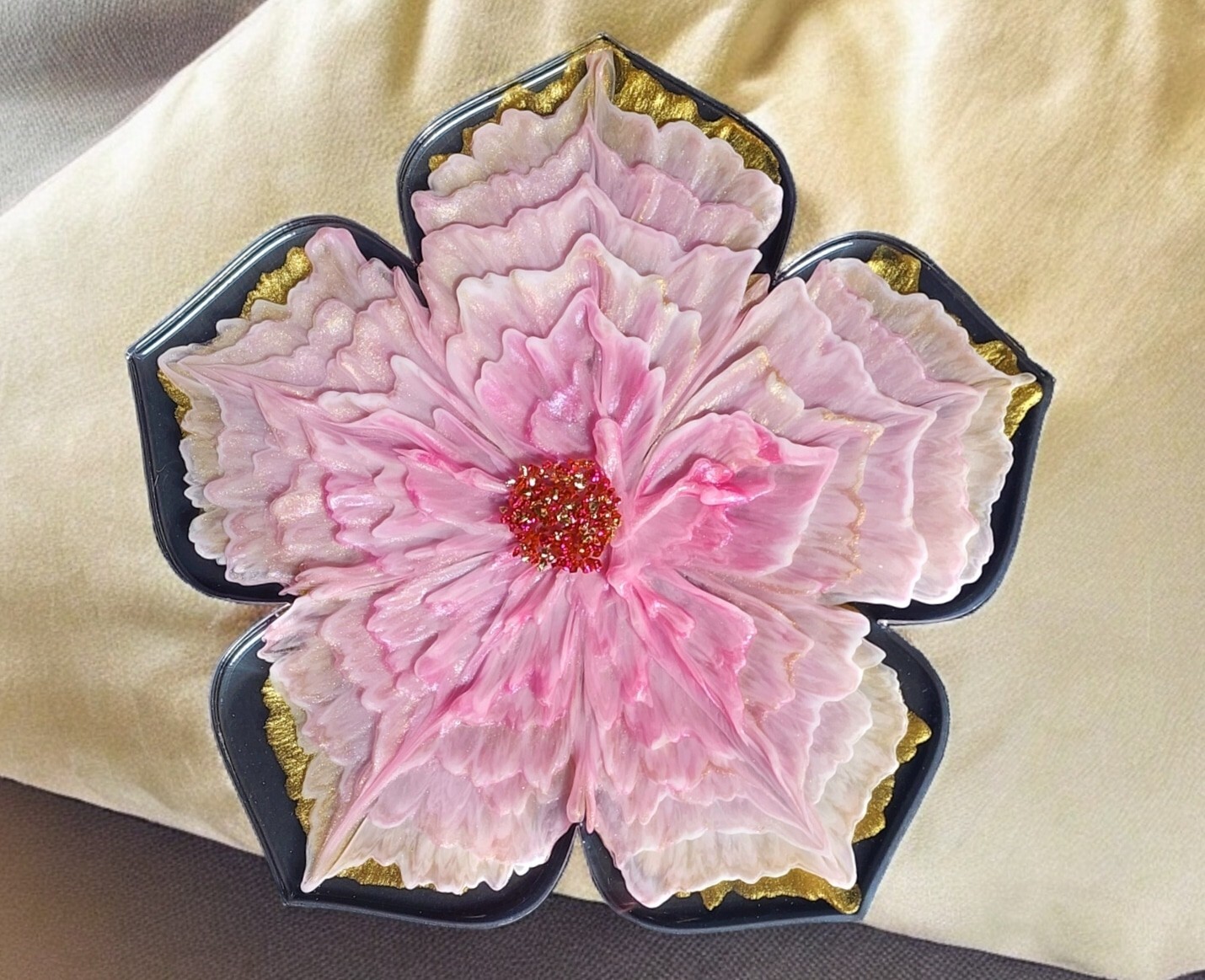 LARGE Hibiscus Tray Silicone Mold AU