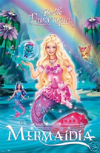 2005 MATTEL BARBIE MERMAIDIA POSTER 22x34 NEW TRENDS #8673 FREE SHIPPING