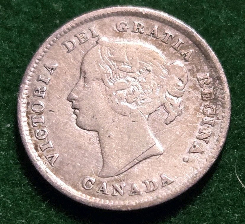 1894 Canada 5 cents