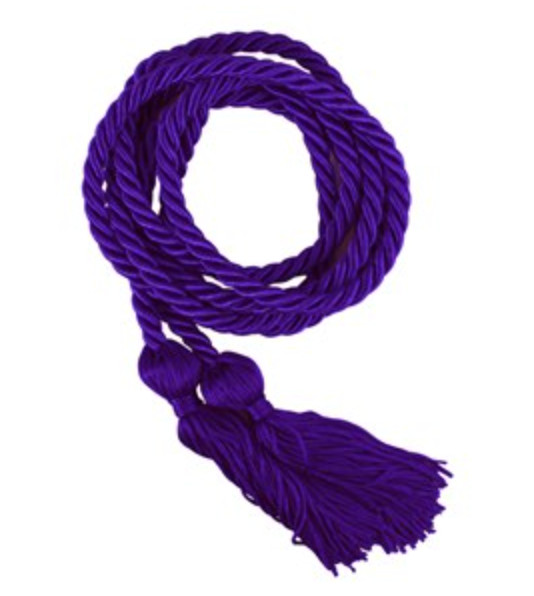 Graduation Single Honor Cord PURPLE BLUE for High School & College