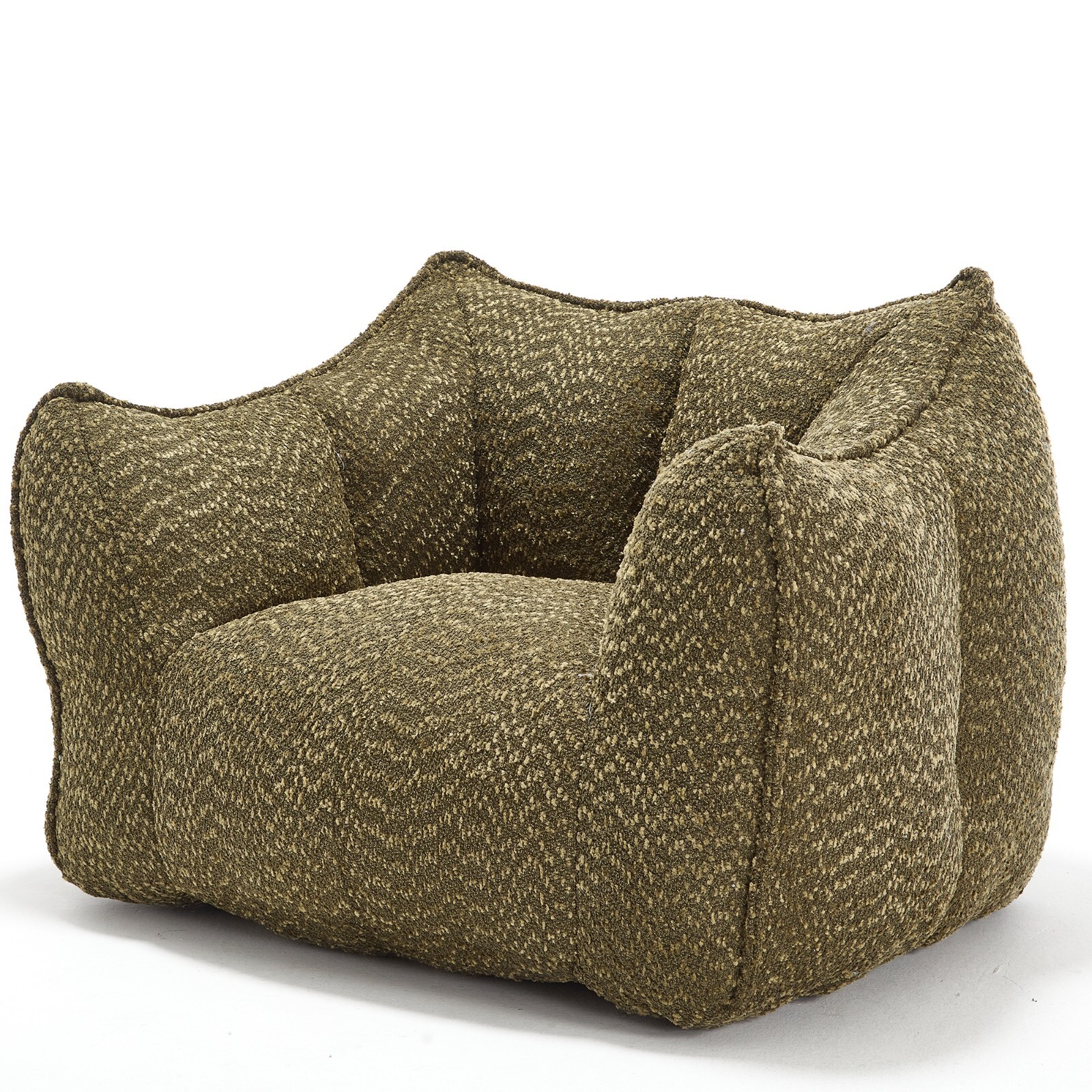 Sofa chairs with highly resilient foam for living rooms and bedrooms Olive Green