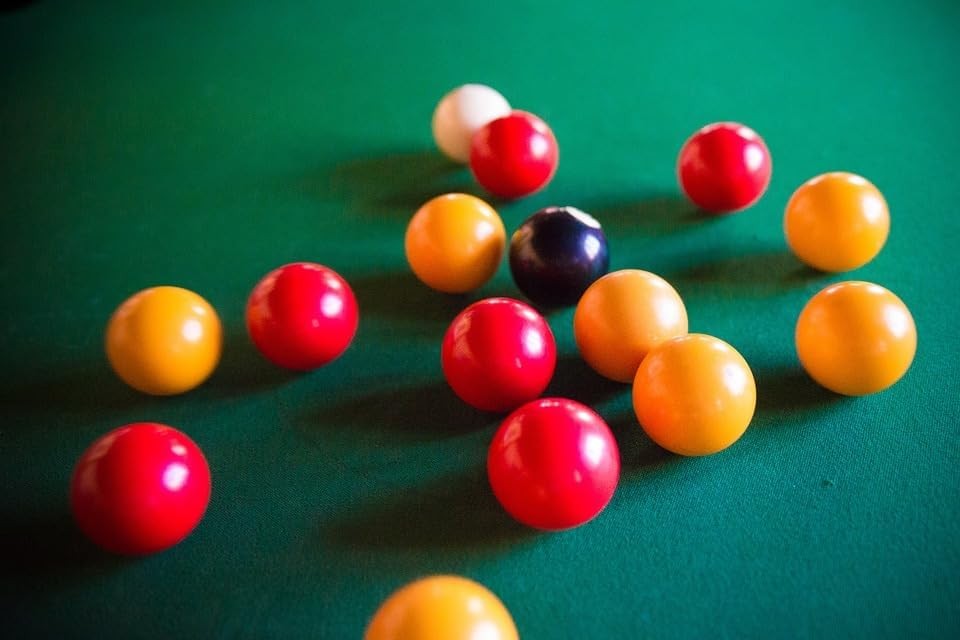 Billiard Balls Pool Table Ball Set 2-1/4 Inch Red Yellow