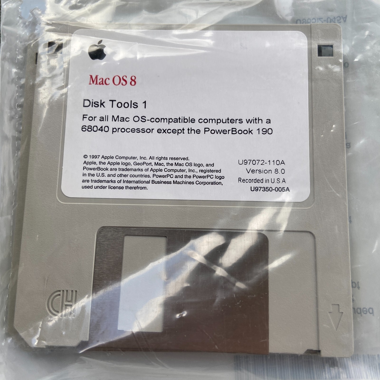 Apple Mac OS 8.0 Install CD Internet Connection Kit Disk Tools Floppy 1997 VTG