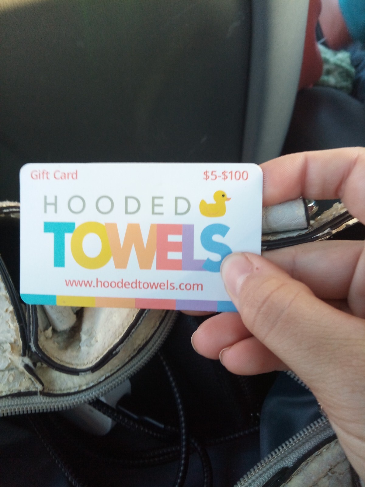 Hooded Towels Gift Card 35.00