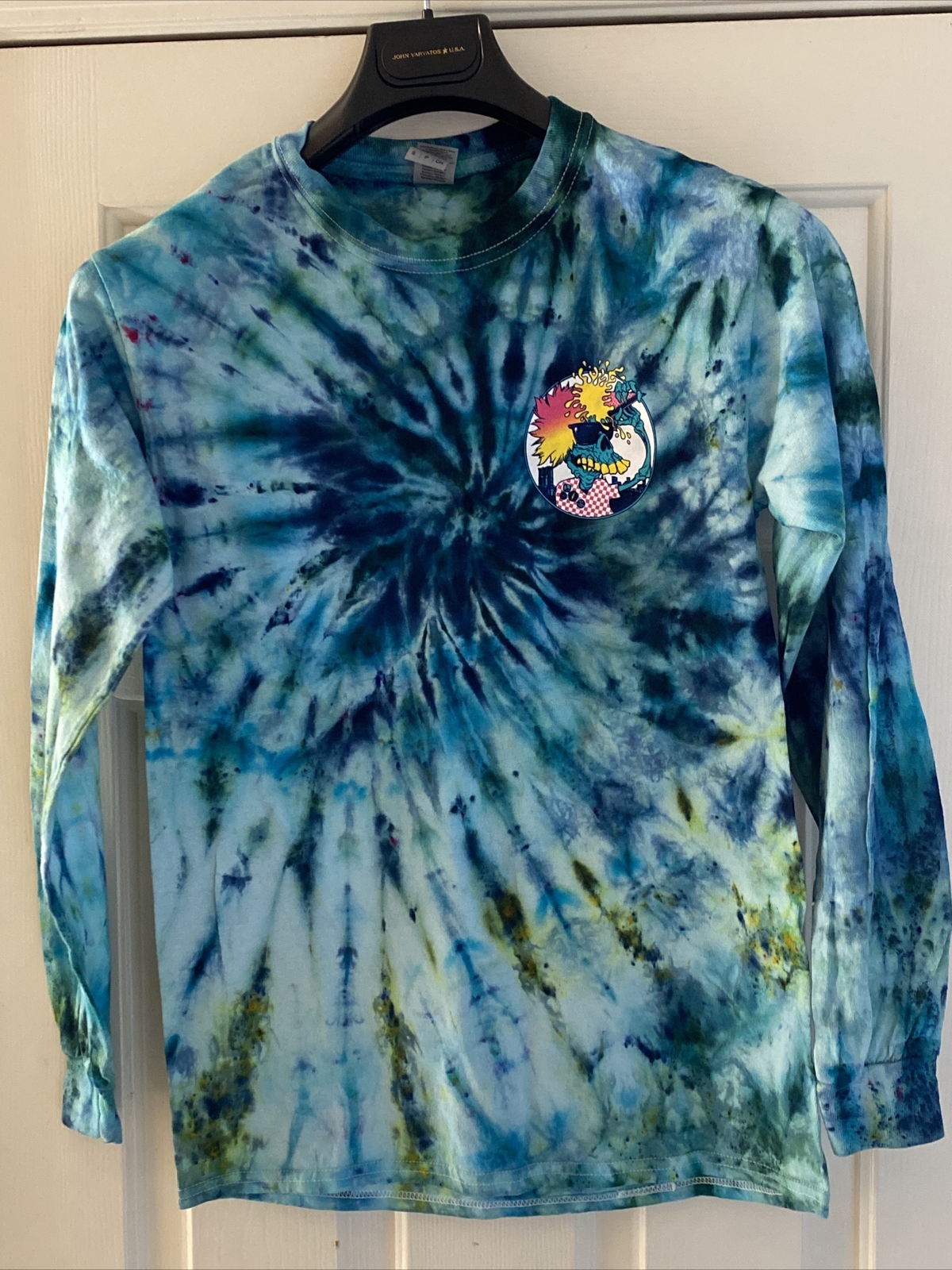 Grateful Shred LA Skyline Los Angeles Tie Dye Hand Dyed Shirt New Unworn