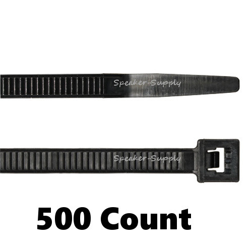 ACT 7" Medium Cable Zip Ties Wire Cold Weather Tech Black 500 Pack ACT7500CWB x5