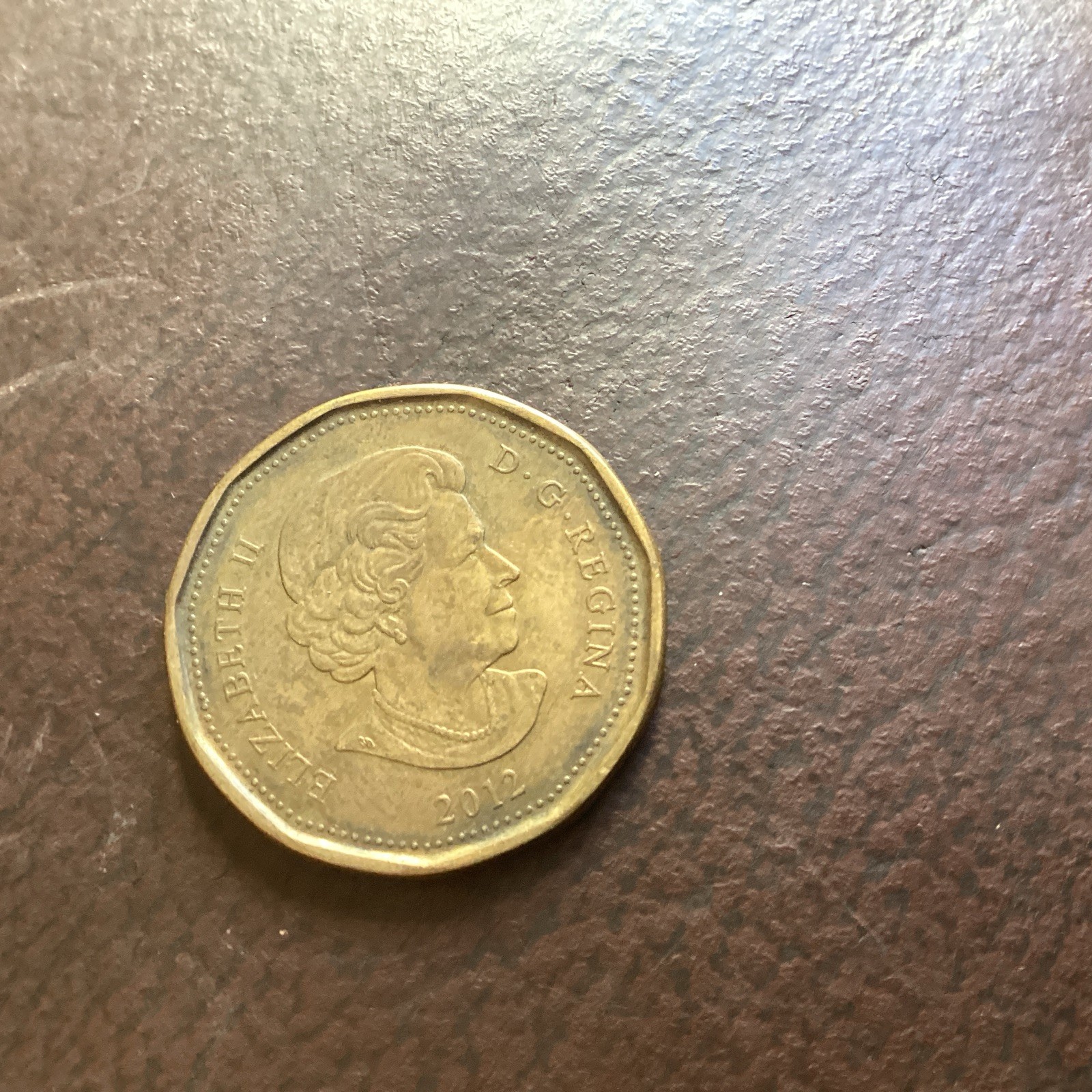 1 DOLLAR 2012 CANADA