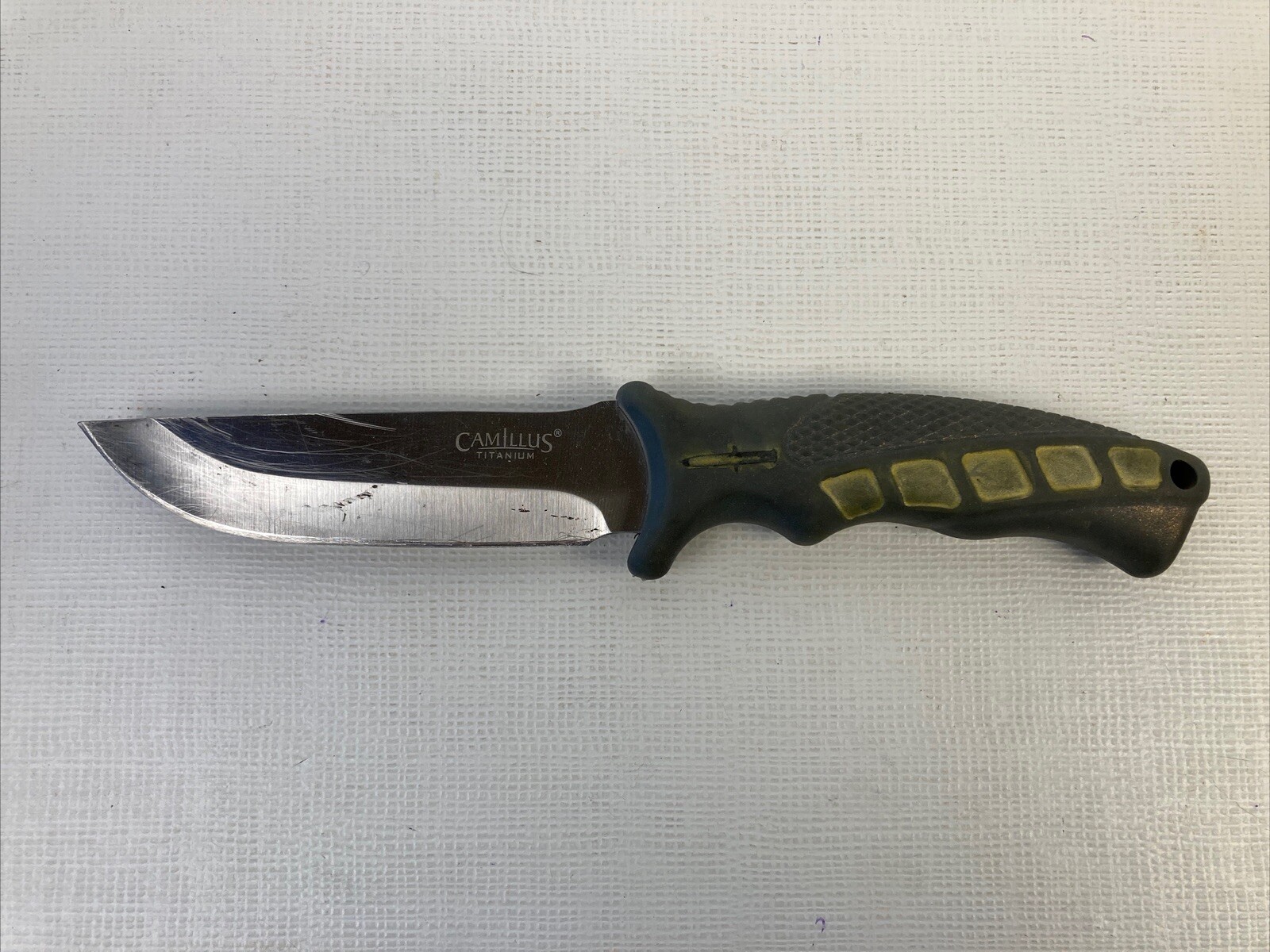 Camillus Titanium Fixed Blade Knife W/O Sheath - 4.5 Inch GUC