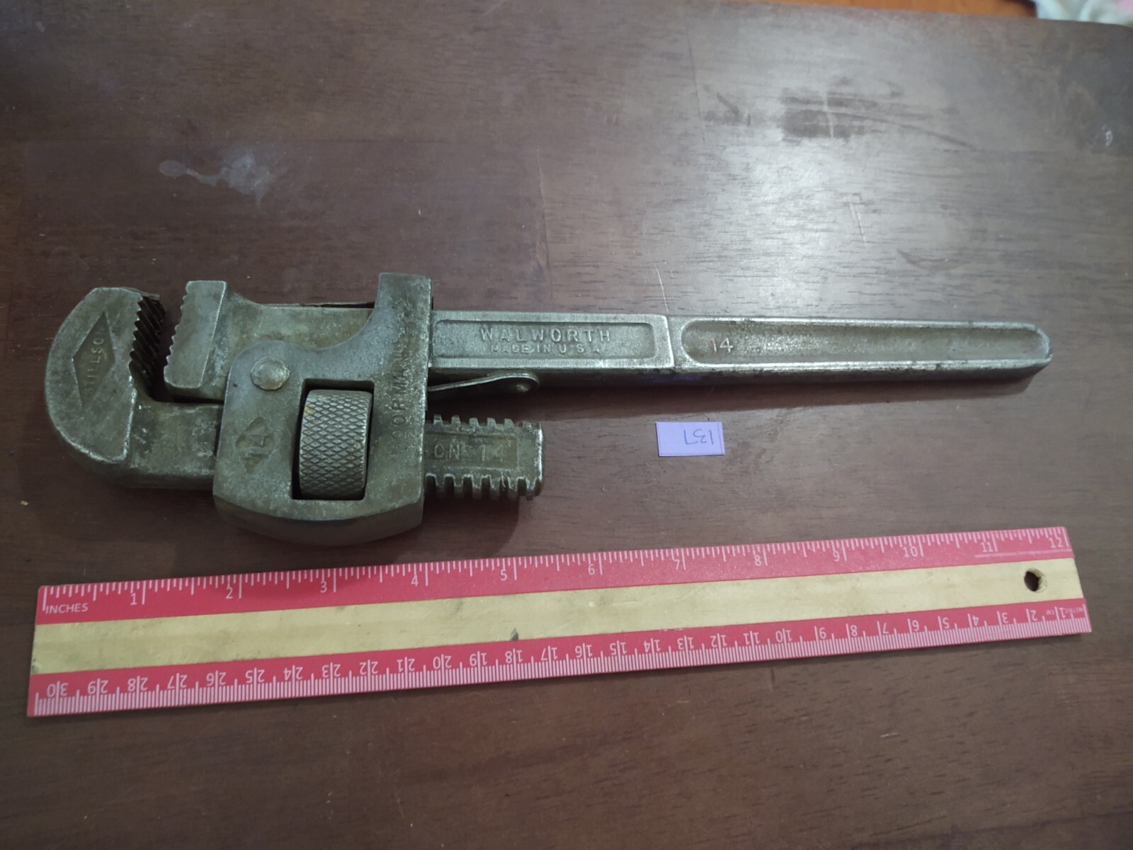 Vintage Stillson 14 Pipe Wrench For Plumbing And Steam Fitting Walworth Mfg Co