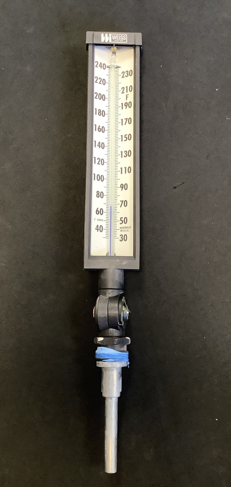 Weiss 9” Thermometer Vari-Angle Adjustable 30-240