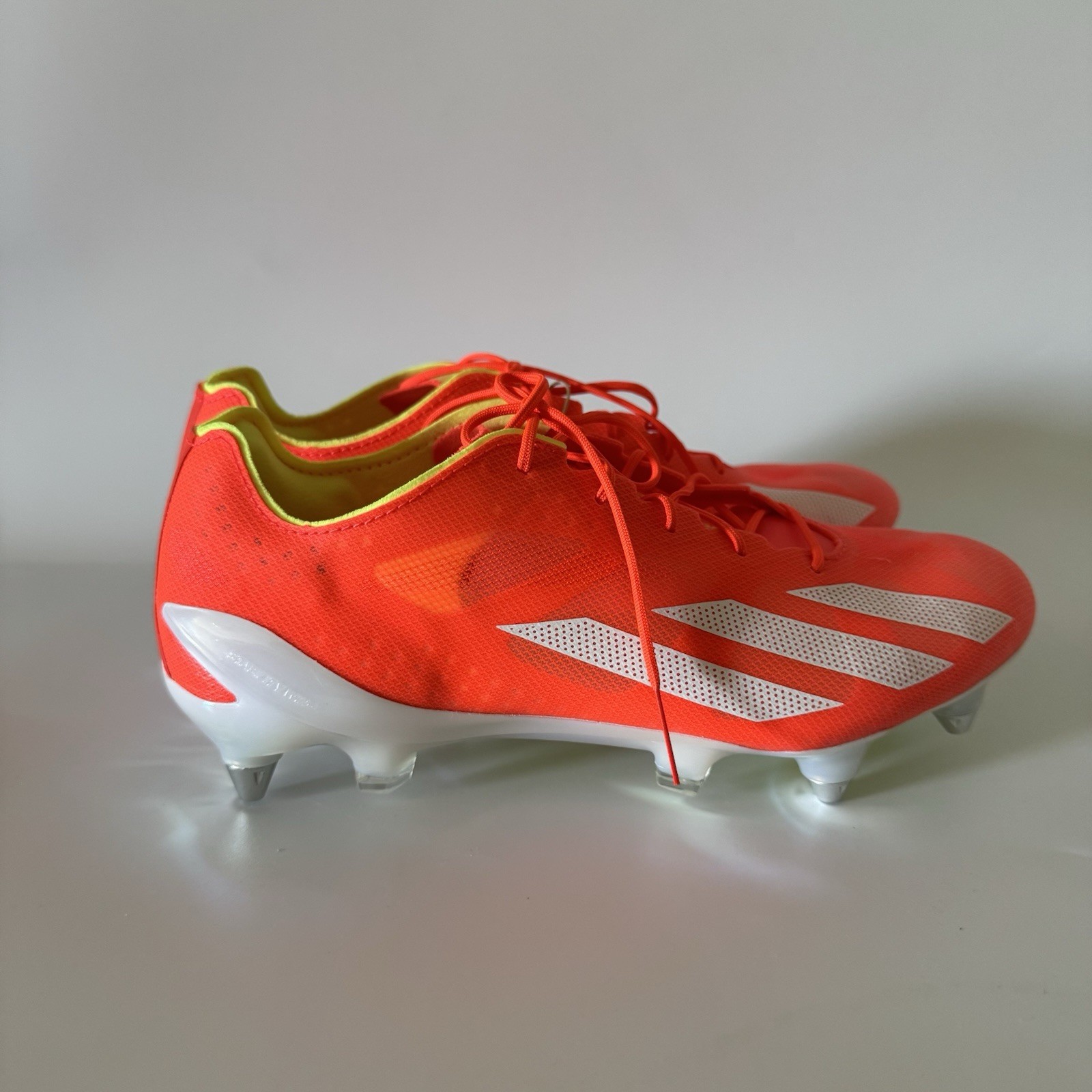 adidas Men’s 4.5/Womens 5.5 X Crazyfast+ SG Soccer Cleats Red IF0646