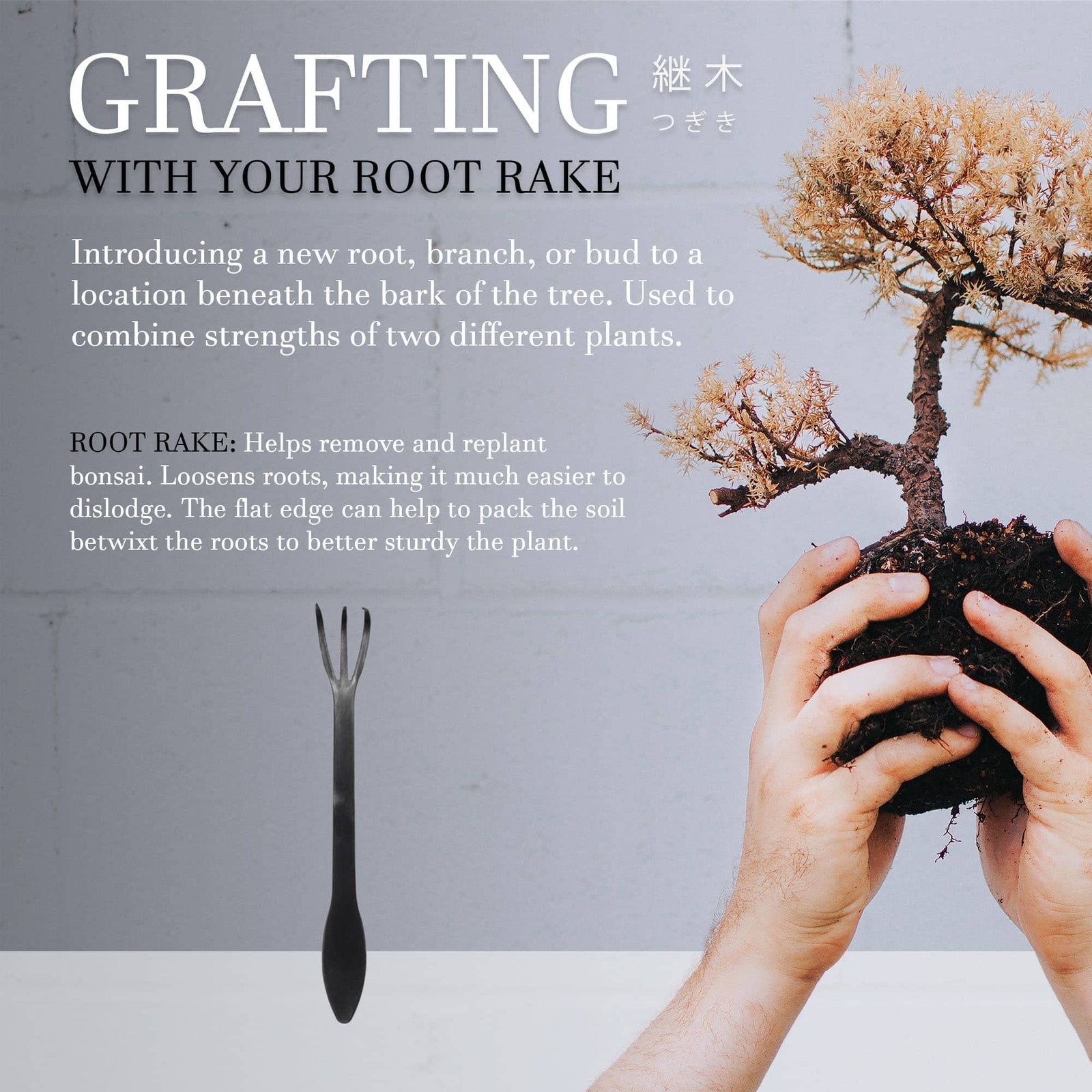 Bonsai Root Rake Tool 1 Piece