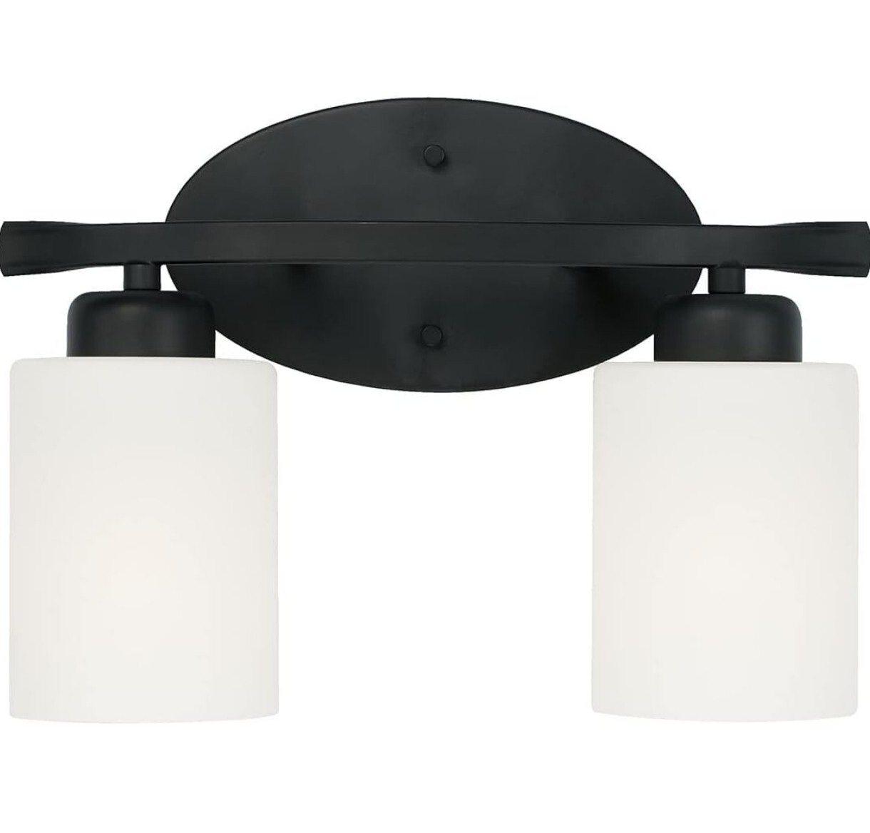 HomePlace Lighting 115221MB-338 Dixon Modern Soft White Glass Wall Light