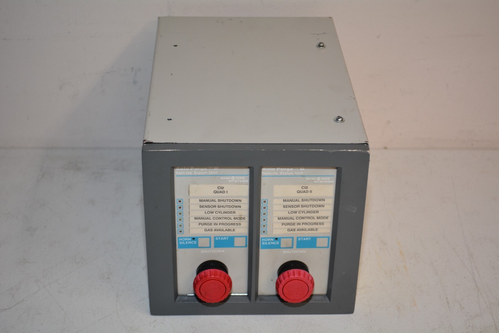 Semi Gas Auto Purge M Remote Status Unit CI2 Quad I / CI2 Quad II #W4370