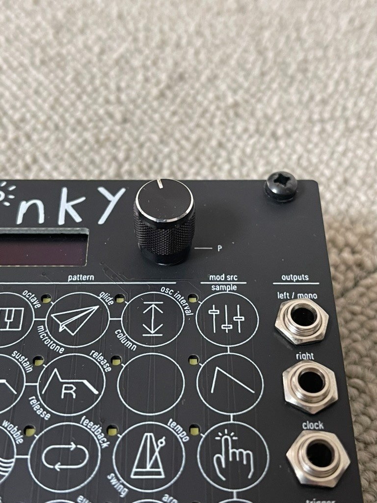 Plinky Synth Polyphonic Touch Synthesizer Eurorack Modular Tested & Working Used