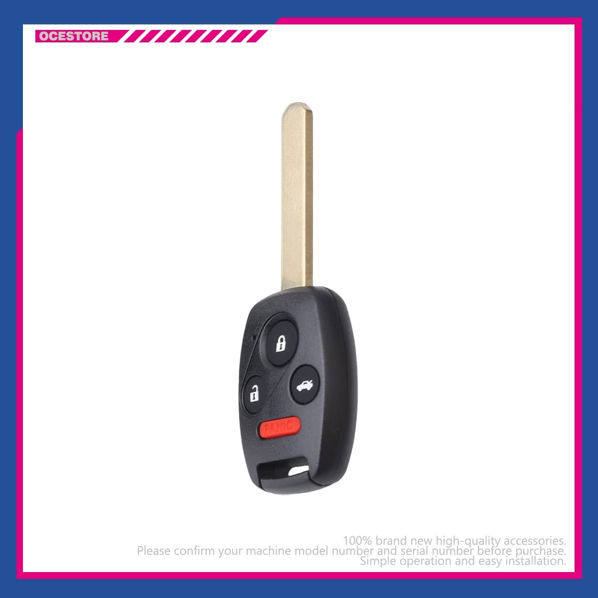 Car Key Fob N5F-A05TAA 4 Button, Civic, N5F-S0084A, 35111-SVA-306, 35118-TR0-A00