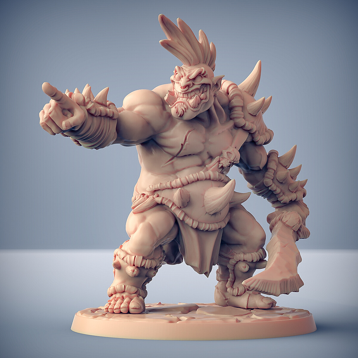 Ogre Fighter D - Artisan Guild Fantasy Dungeons and Dragons Miniature Monster