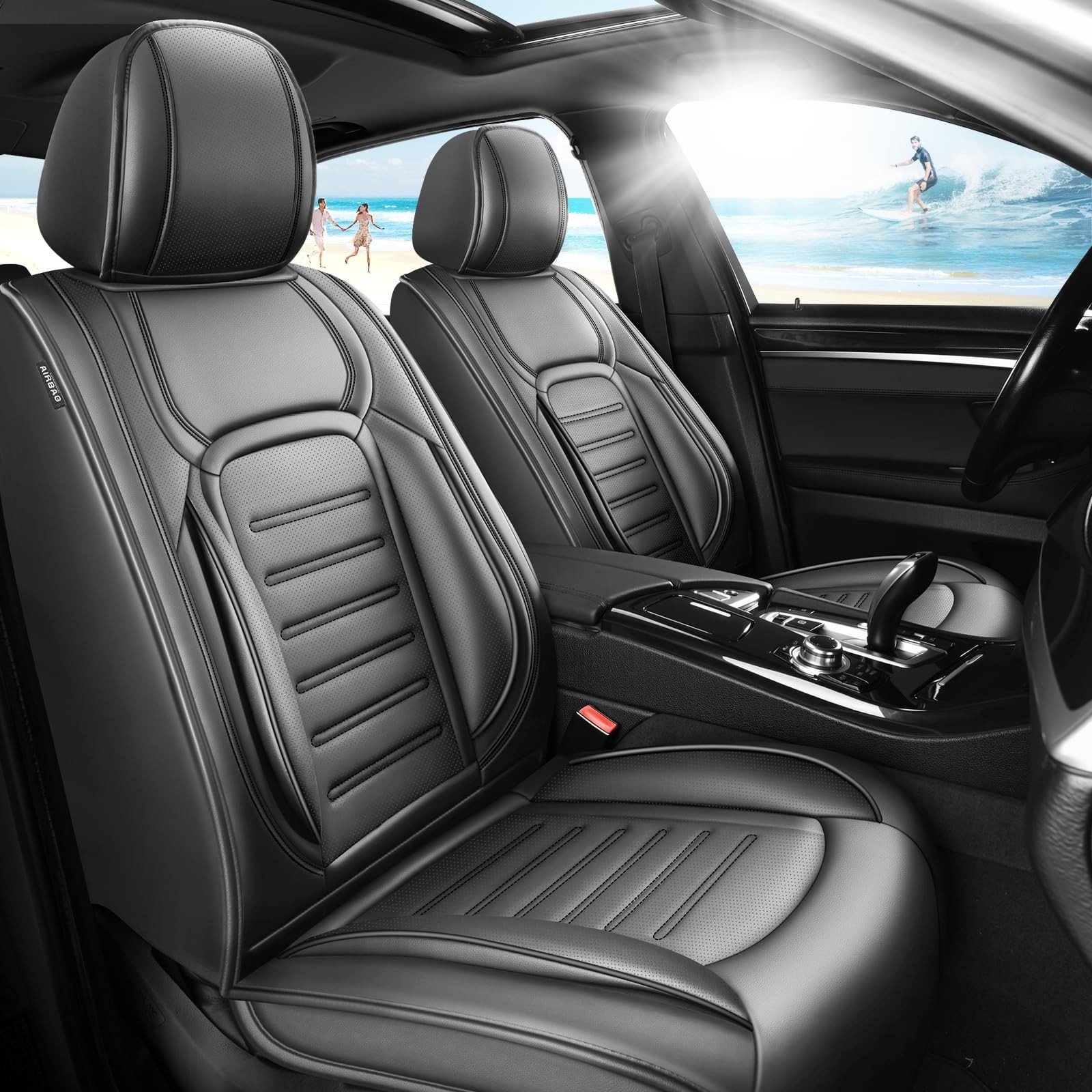 Fit Equinox Premium Leather Car Seat Covers Compatible with Chevy Equinox 201...