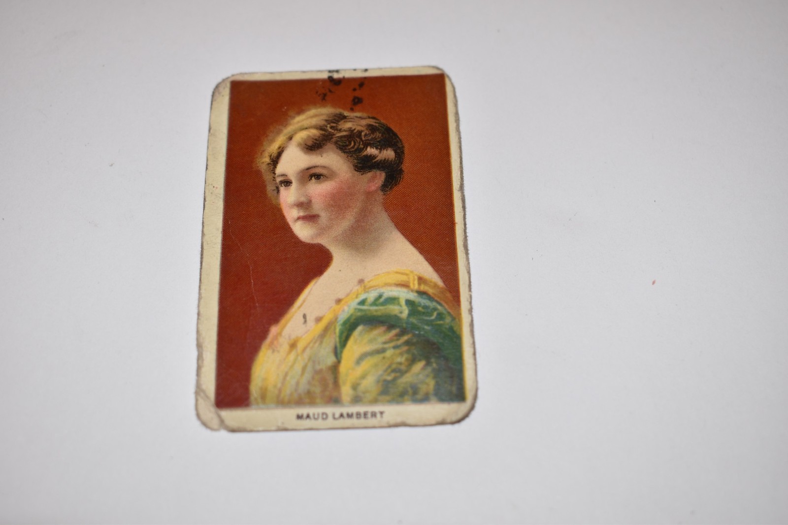 FATIMA TURKISH BLEND CIGARETTES ACTRESS SERIES MAUD LAMBERT (MCE44)