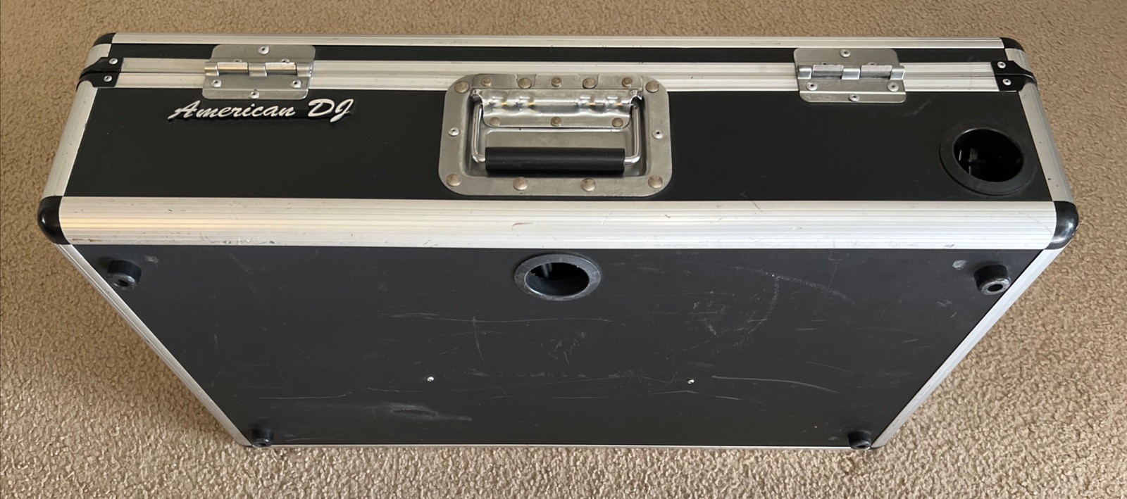 American DJ PRO-DJ1, DJ2 & Q-Deck In Case - Untested