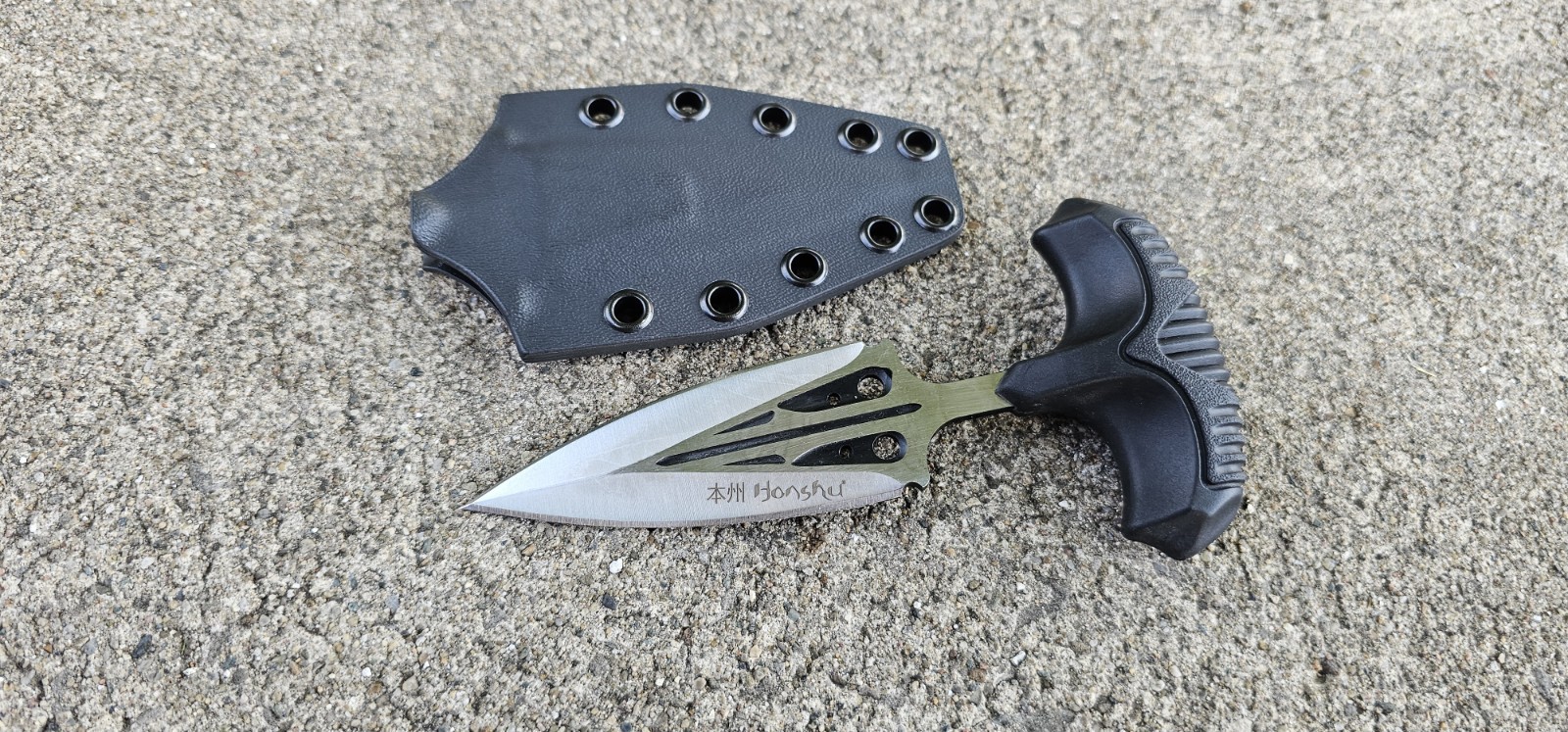 Honshu UC3250 Large Covert Defense Kydex Sheath Only Pancake(BK)