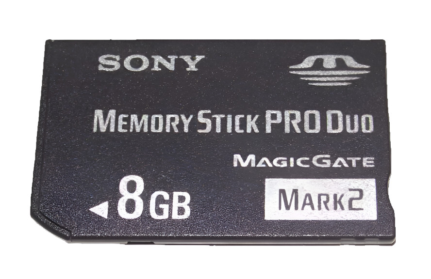 Sony 8GB Sony PSP Memory Stick Pro Duo Mark 2 Memory Card Camera Cybershot