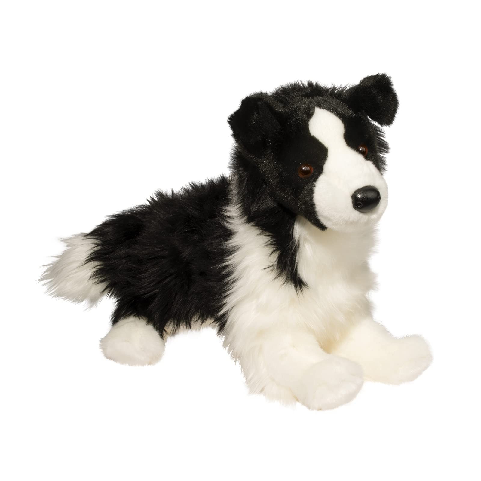 Border Collie Dog Plush Stuffed Animal 16 Inch Douglas Chase treats