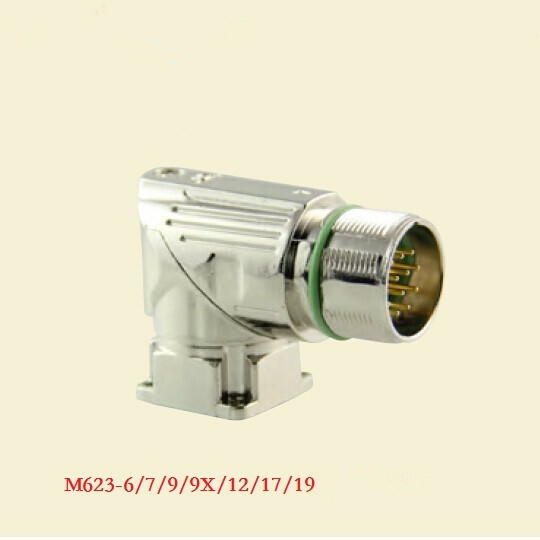 Servo motor M623 encoder power male socket M623- 6/8PIN K connector