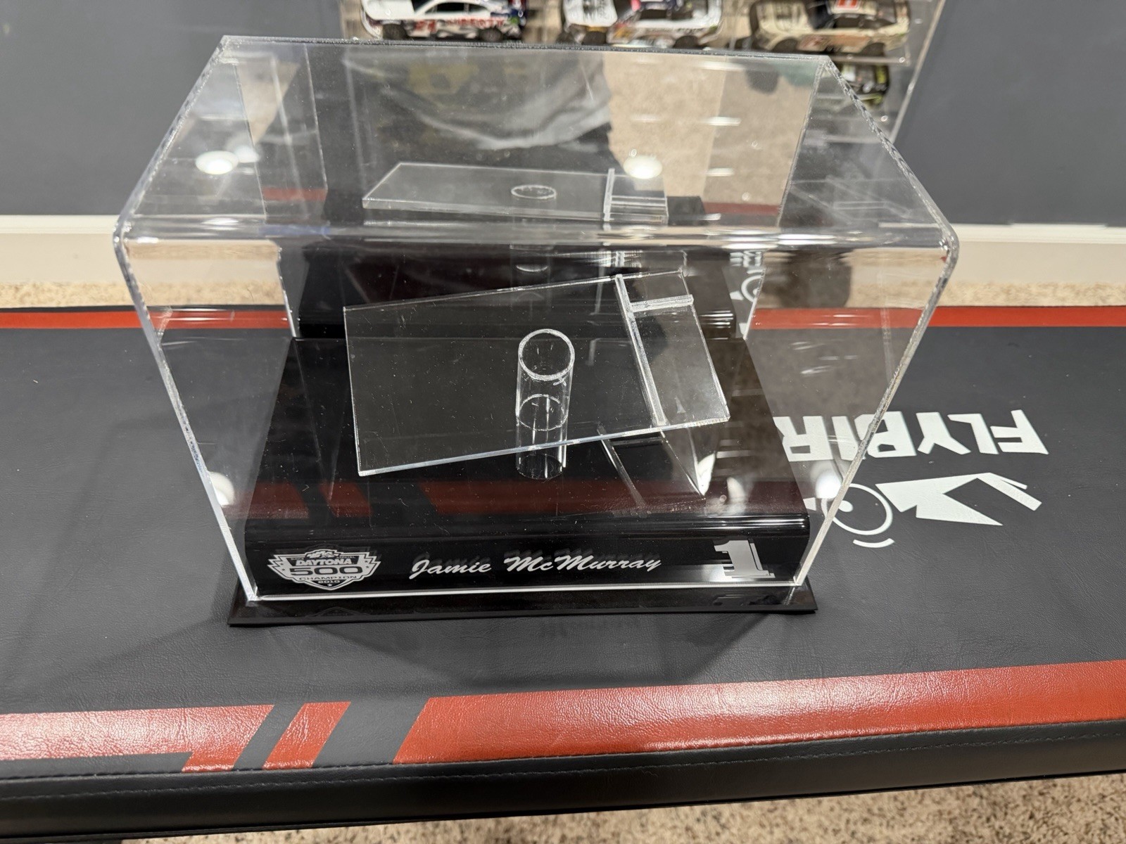 Jamie McMurray Daytona 500 Mounted Memories 1:24 Display Case 2010