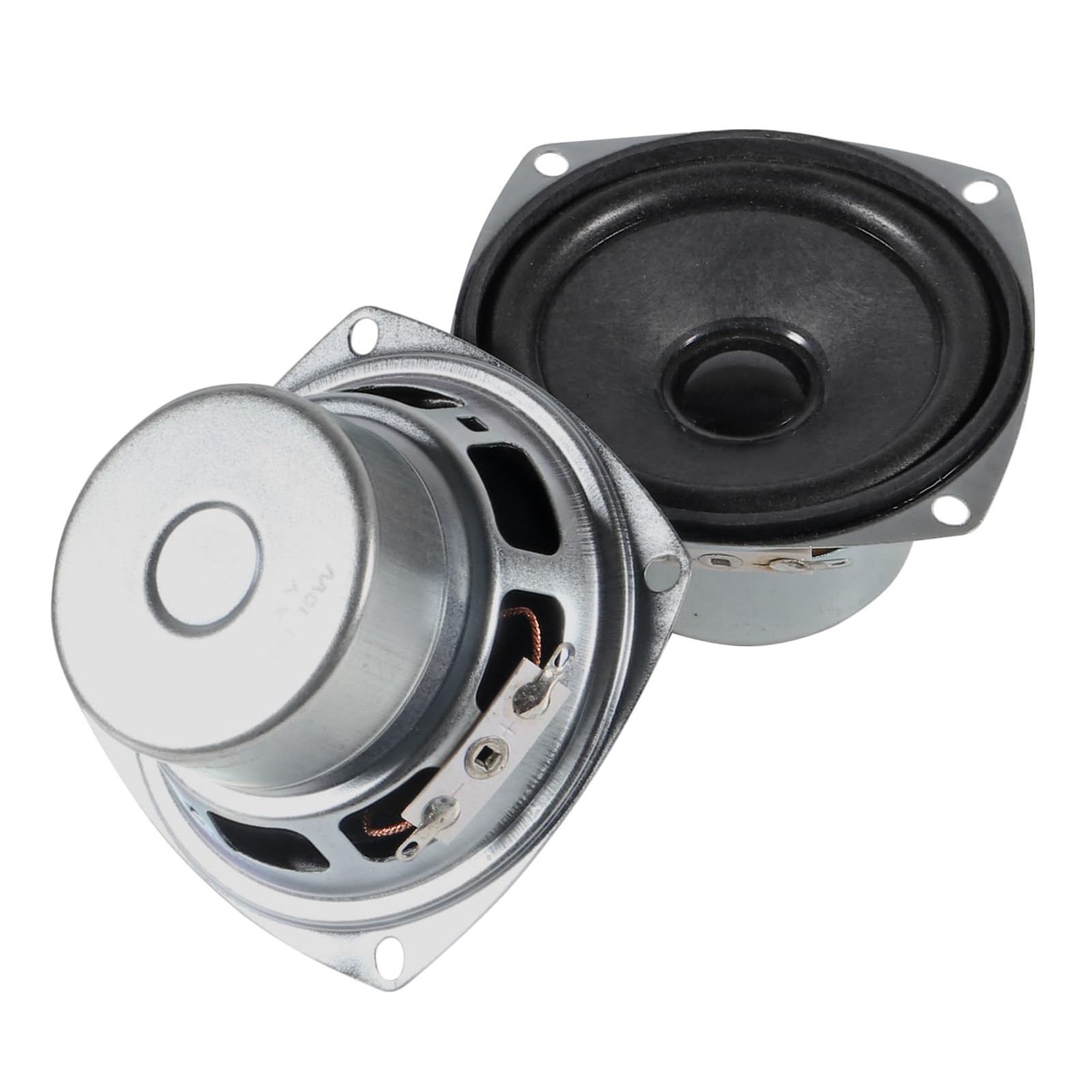 DWEII 2PCS 10W Mini 3" HiFi Full Range Speaker 8 Ohm Anti-Magnetic Audio