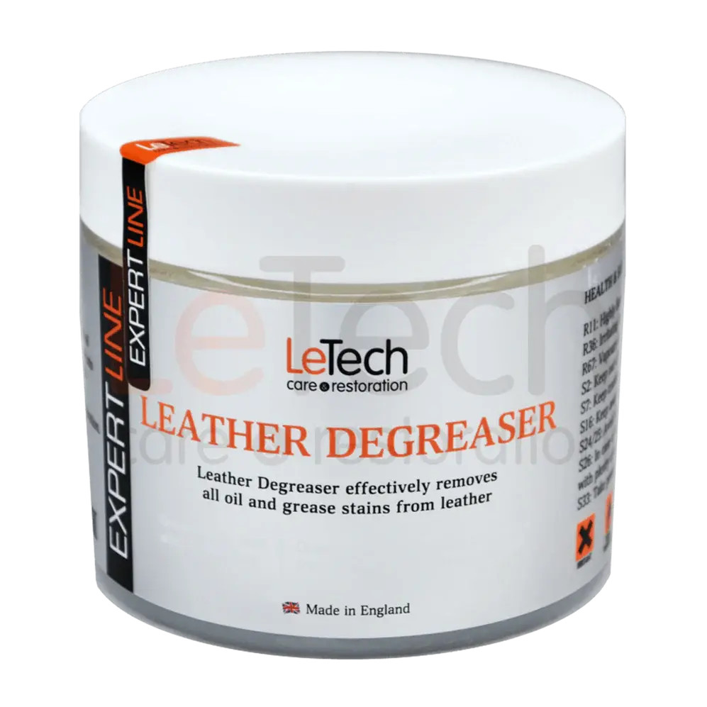 LeTech Leather Degreaser (Gel) – Professional Oil & Grease Remover for Leather