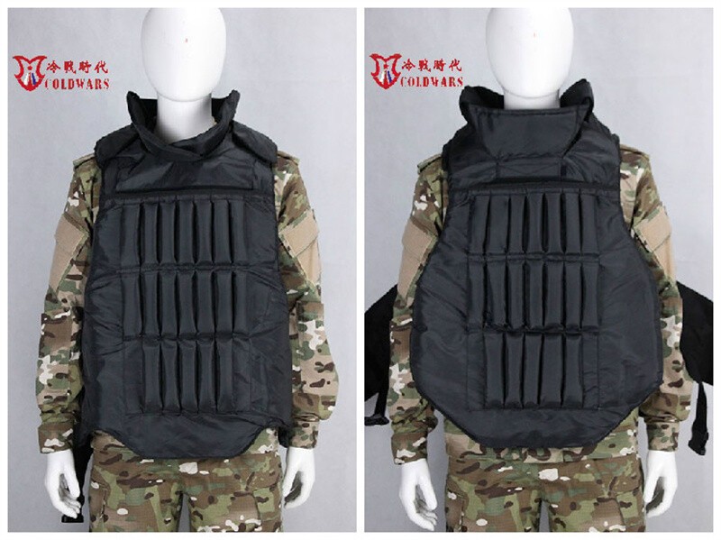 Russian Bulletproof Tactical Vest Molle BK OD Combat Training Protective Vest