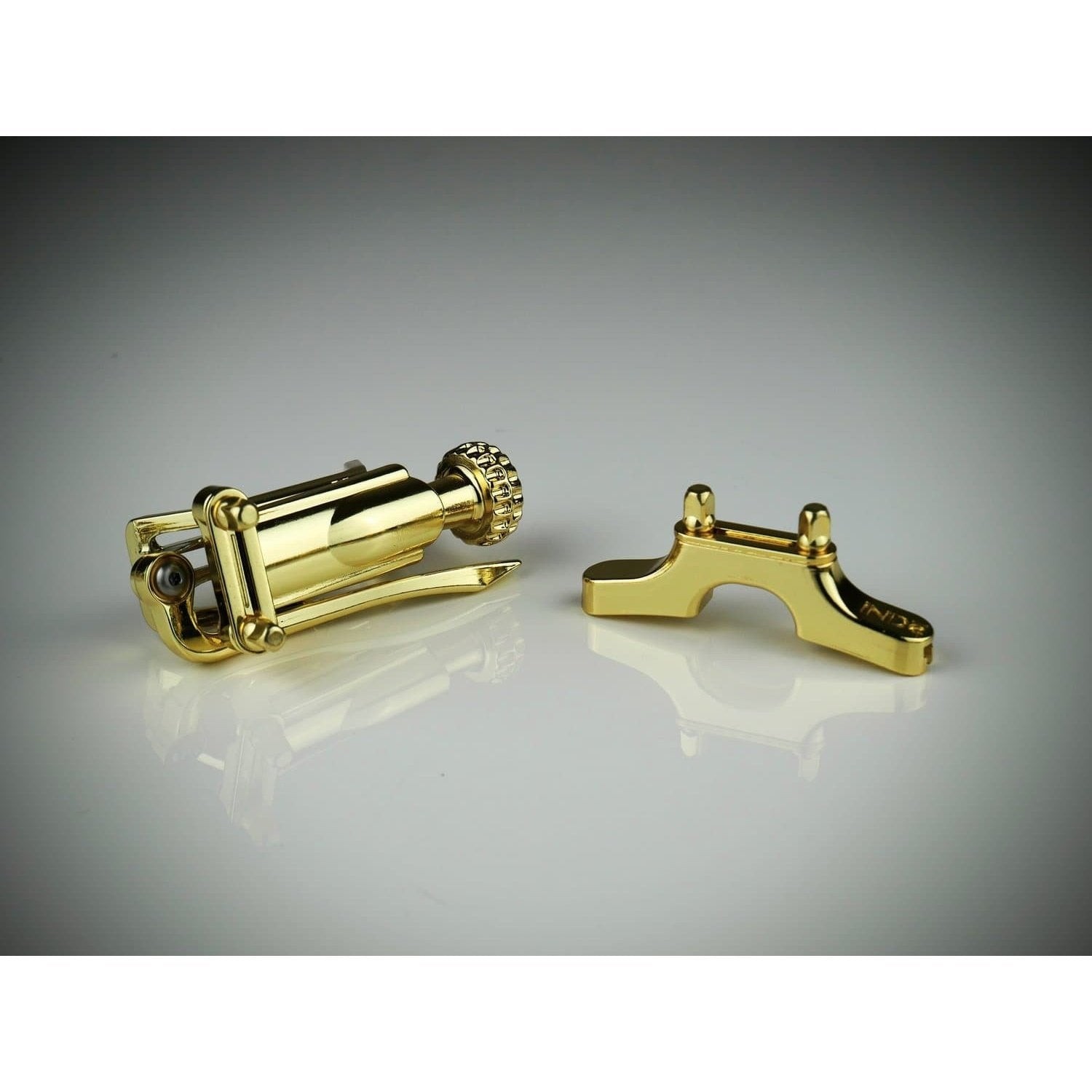 INDe Drum Labs SB1UBR Strainer & Universal Butt Plate Set Brass Plated