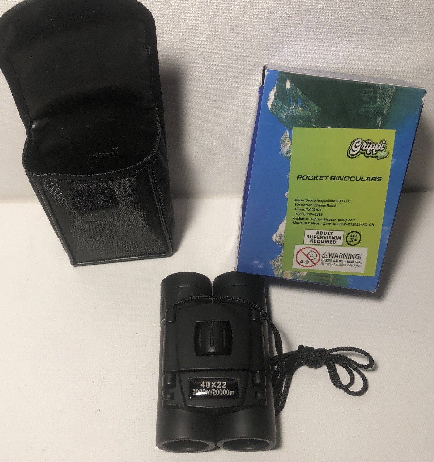 40x22 Compact Small Binoculars for Adults and Kids, Lightweight Pocket