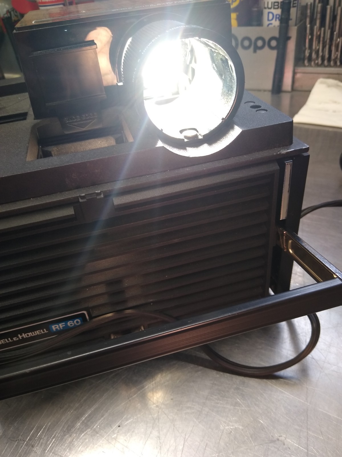 Vintage Bell & Howell RF 60 slide projector cube