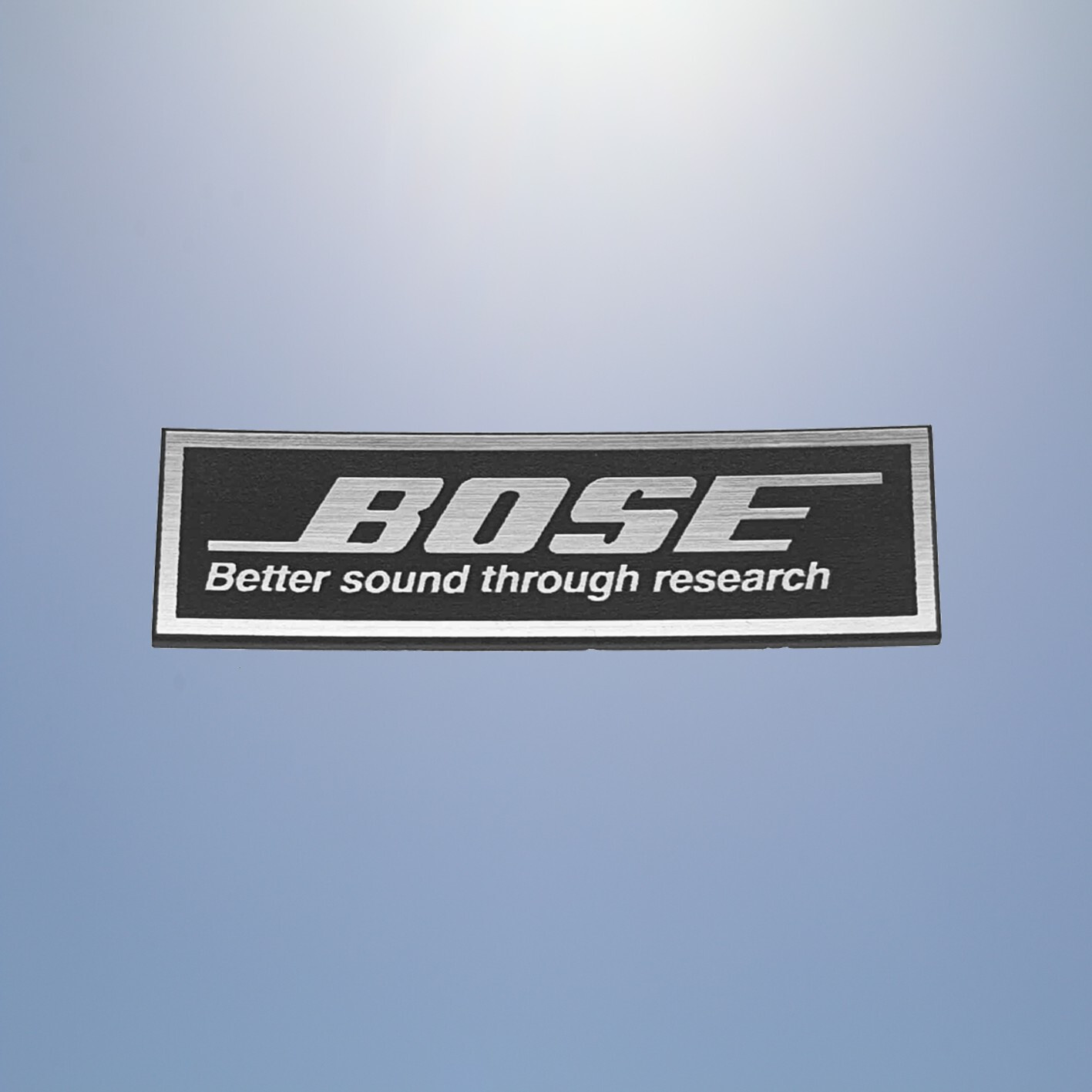 BOSE BETTER SOUND 54x16mm badge emblem logo decal sticker plate aufkleber 2