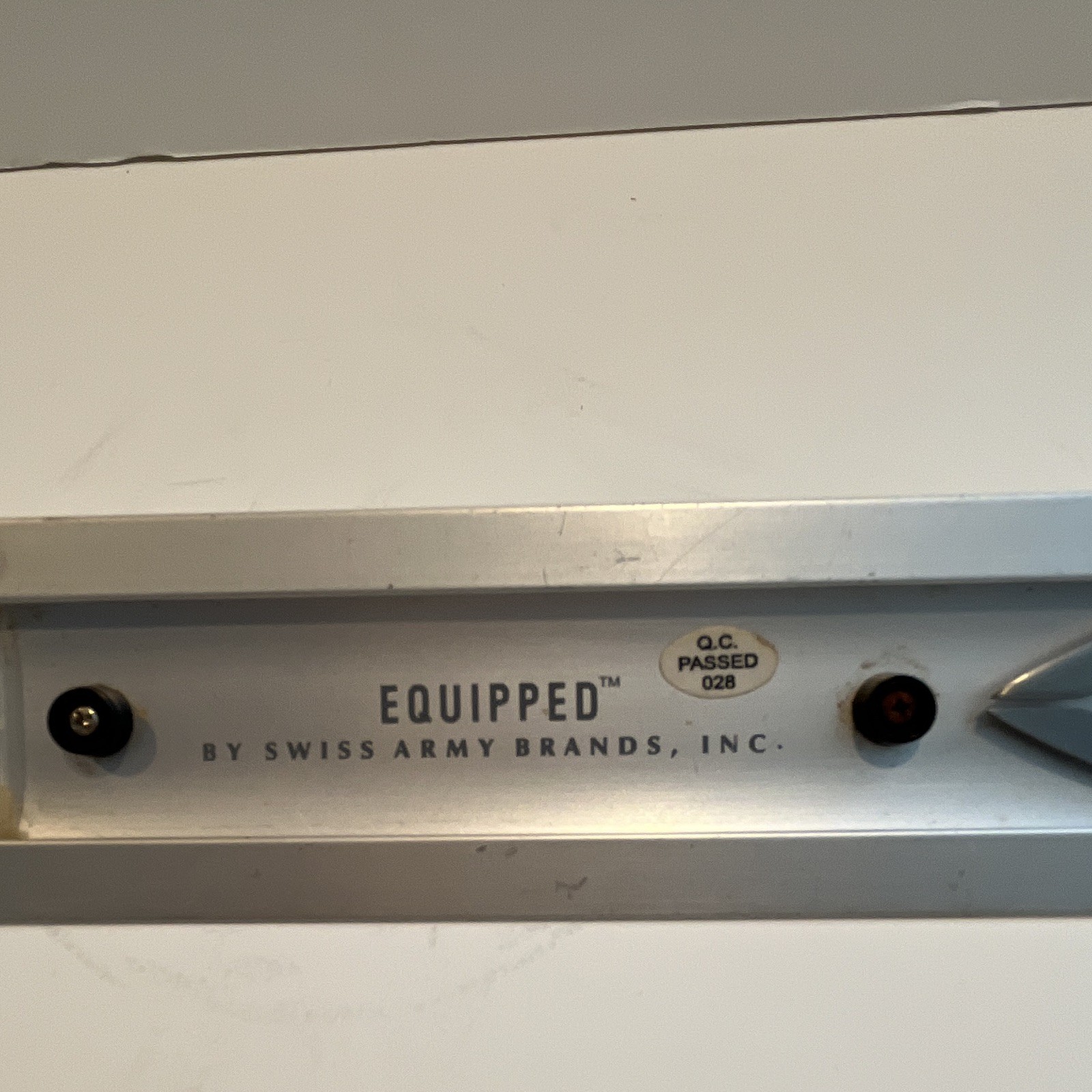 Equipped 12in Box Beam Level Ruler, Silver/Black Metal & Plastic