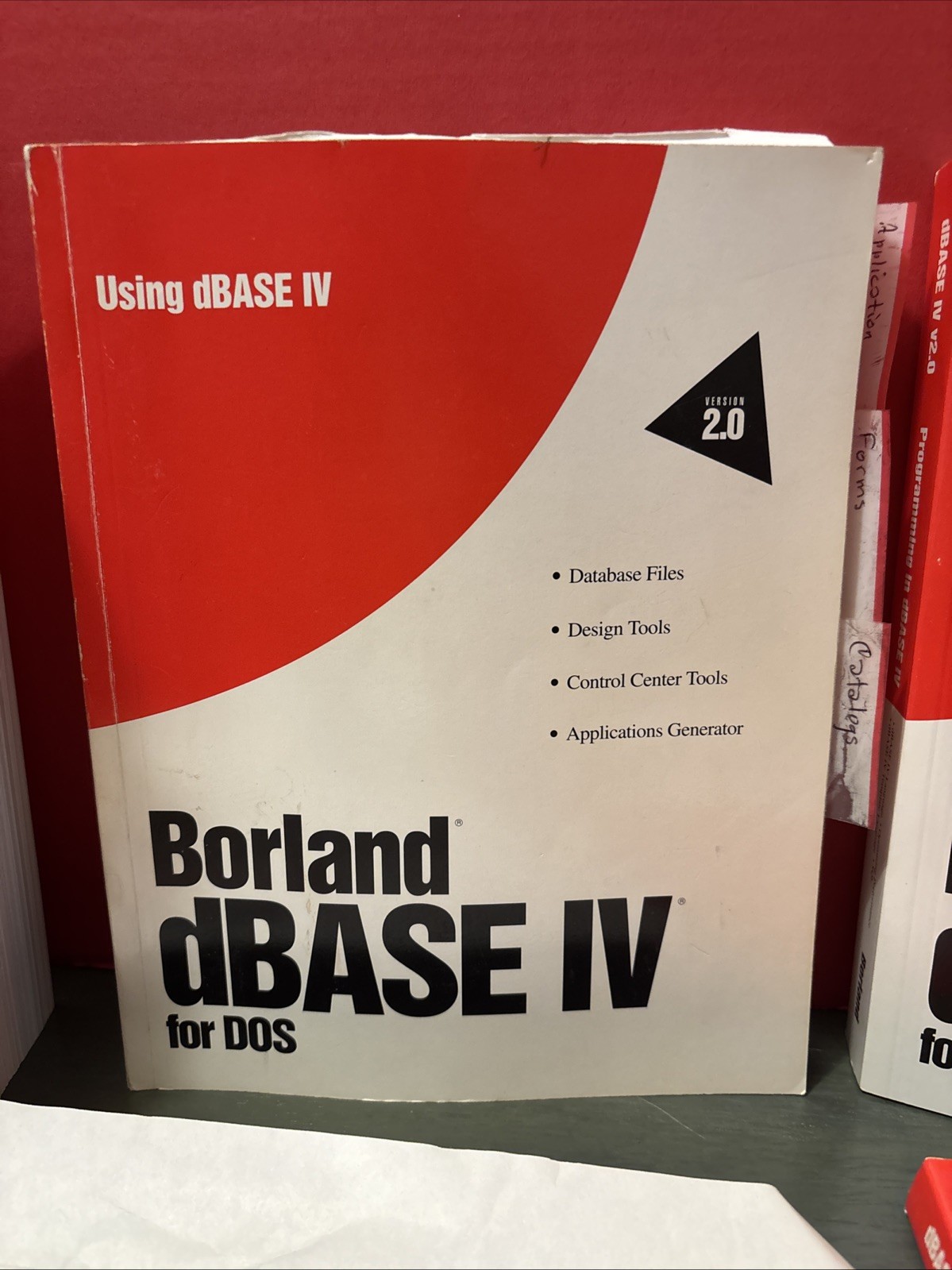 Borland ® dBase IV Version 2.0 Database - 1993 DOS For IBM PCs -
