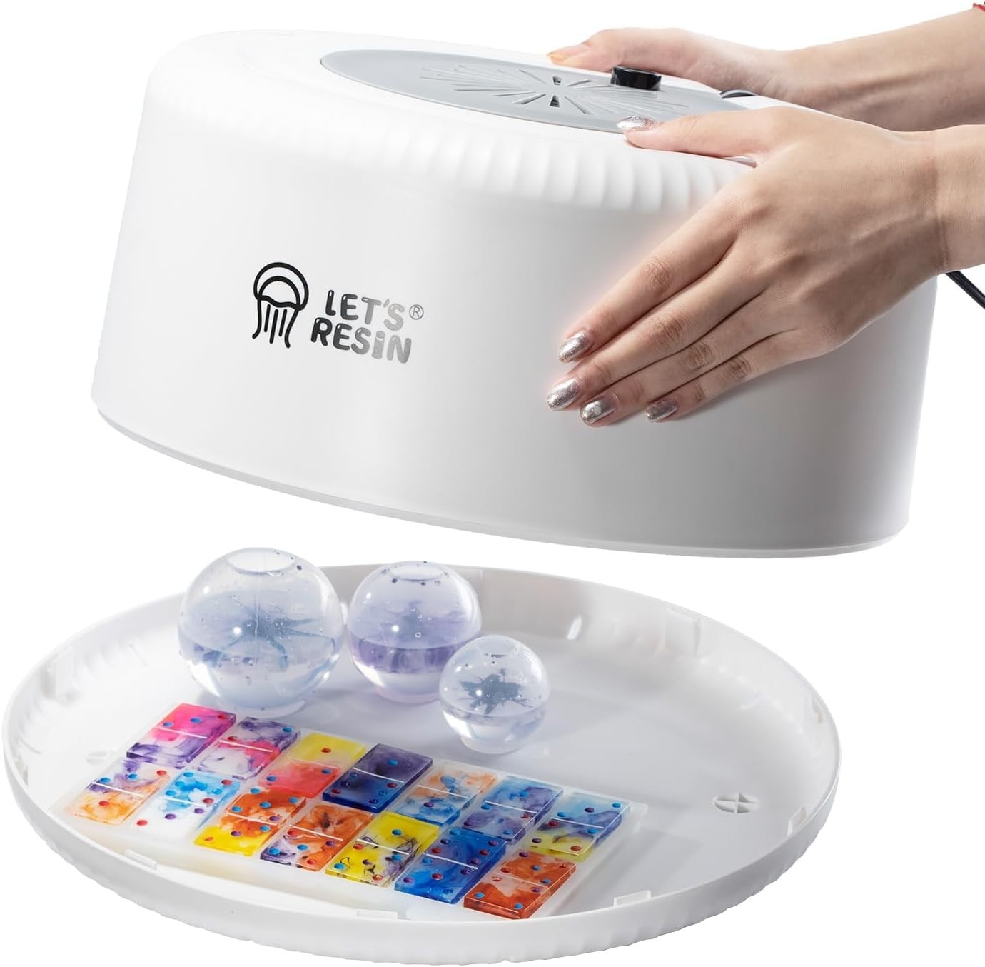 Effortless 3-Hours Resin Curing Machine: Large Tray & Smart One-Button Tech