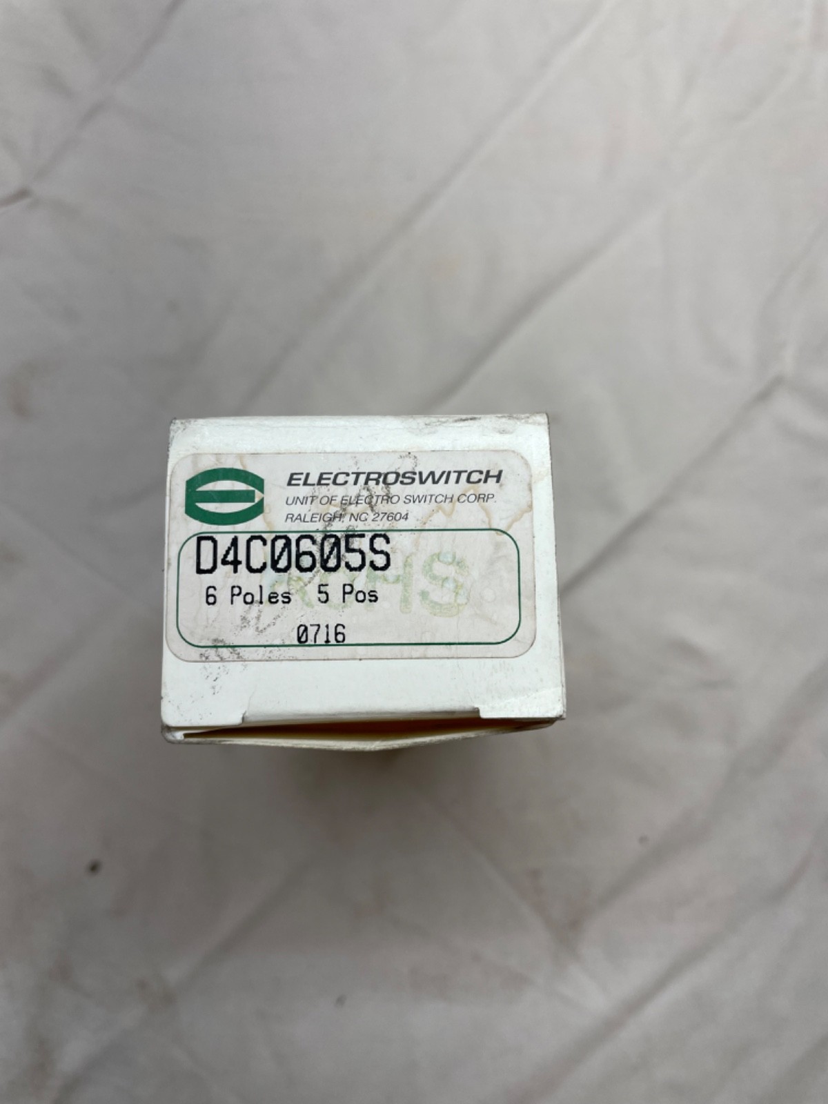 NEW Electroswitch  D4C0605S 6P 5POS 30DEG ADJ SHORTING, SOLDER LUG  *D5