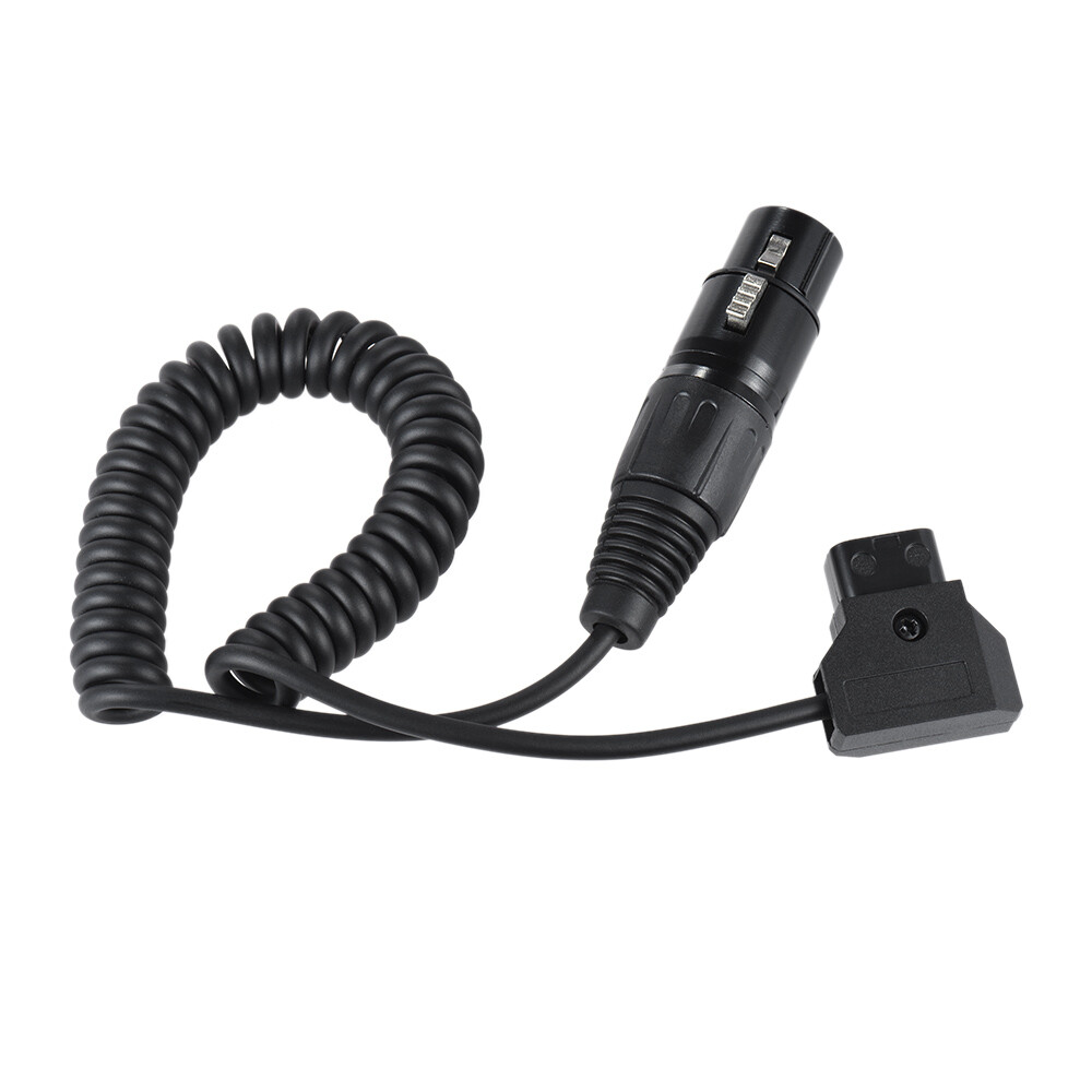D-Tap Dtap Male to XLR 4-Pin Female Power Supply Cable Cord V Mount Battery K0G4