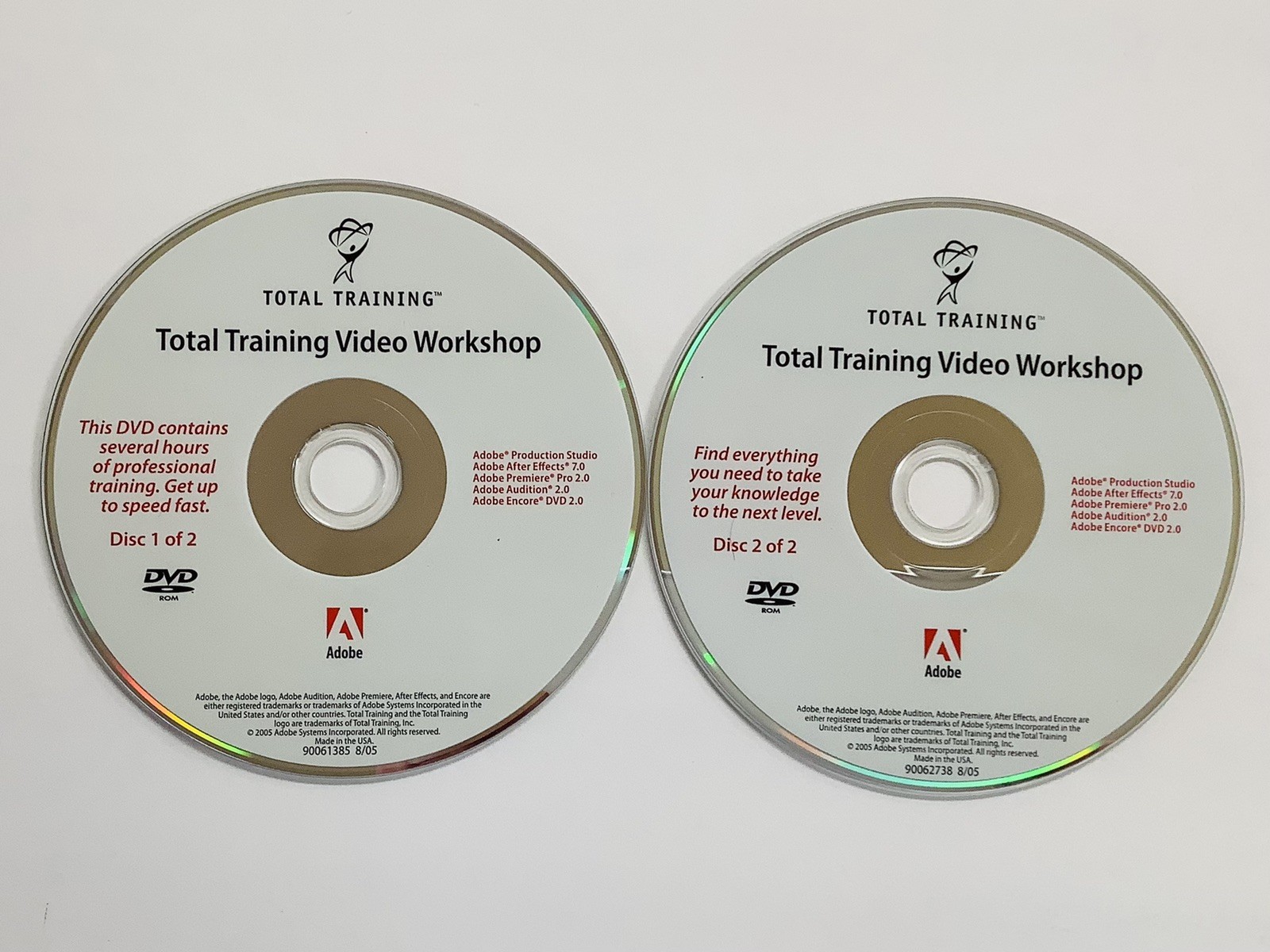 Adobe Creative Suite Production Studio Premium Total Training Video Workshop (G